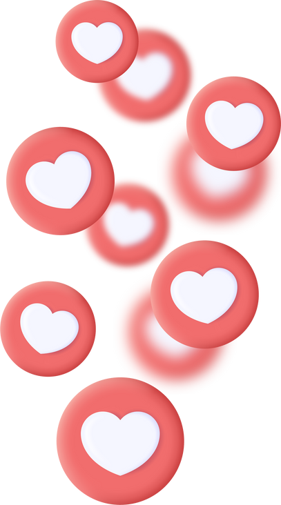 Round Hearts Pattern